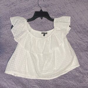 Express Brand Off Shoulder Crop Top